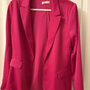 INTEMPO Hot Pink Blazer Size XL